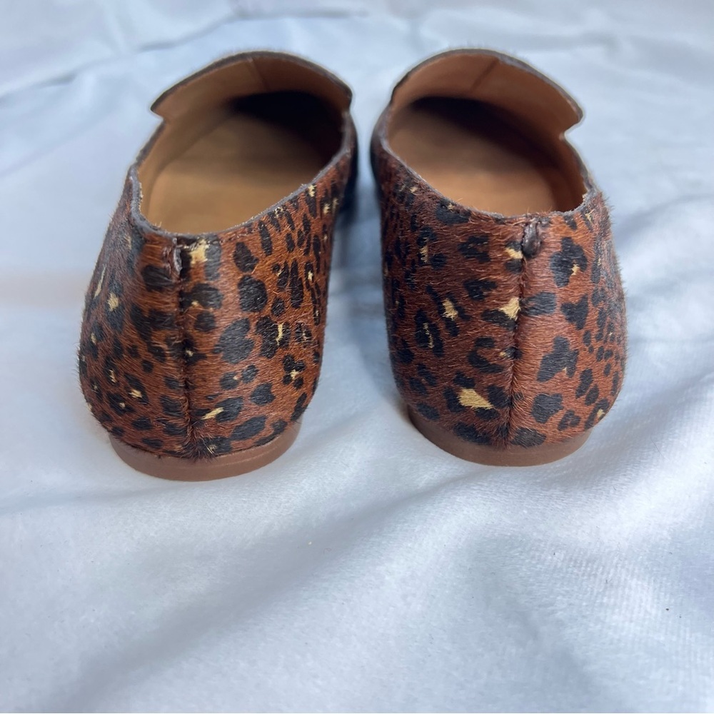 MADEWELL The Frances Skimmer in Painted Leopard Calf Hair Sz 6.5 - Picture 12 of 15